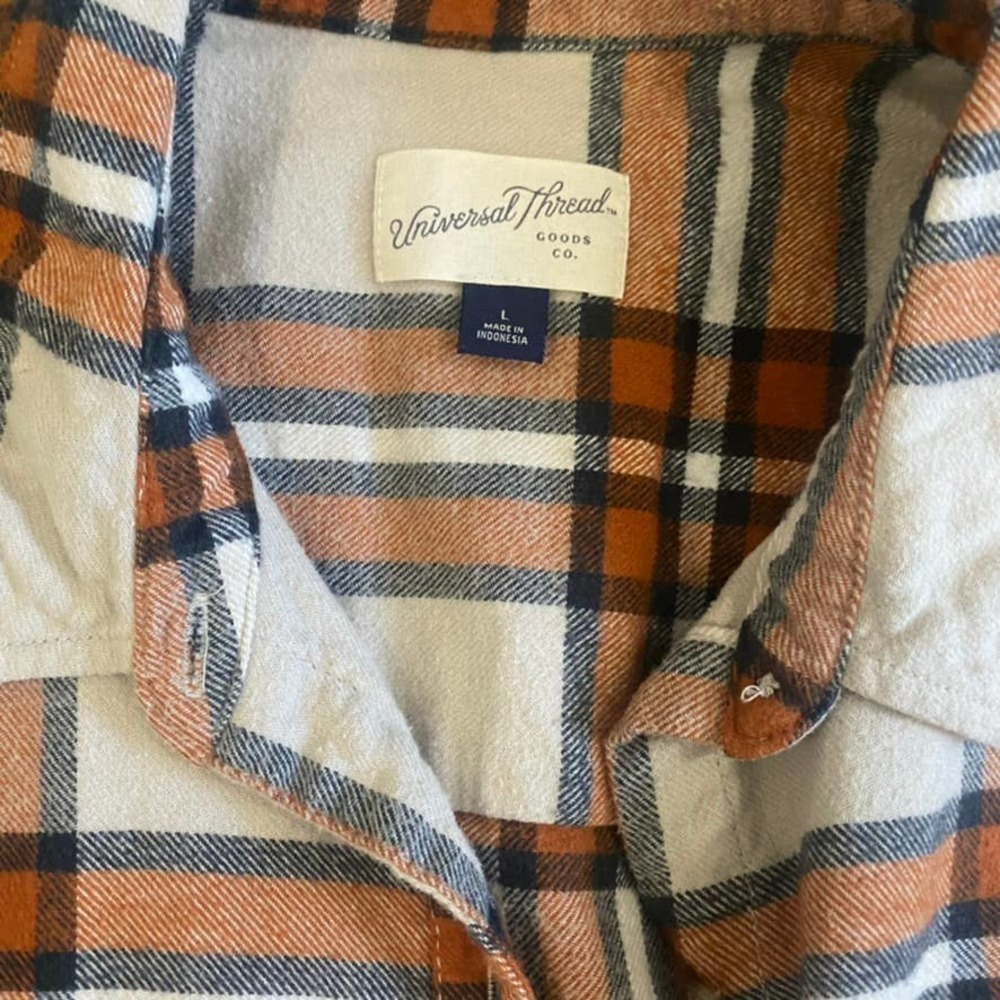 Universal Threads Plaid Button Up Long Sleeve - image 2